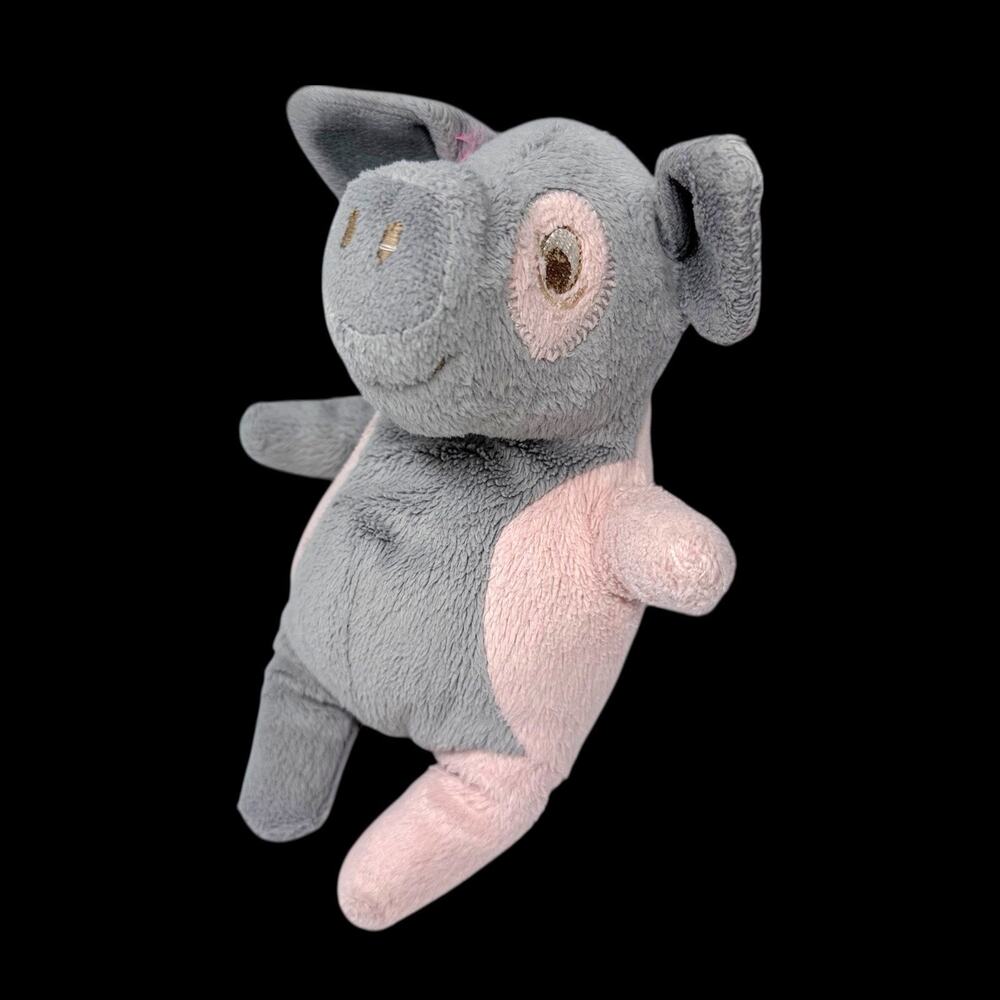 IKEA Kelgris Piglet Plush Gray Pink Stuffed Animal 8 in Toy